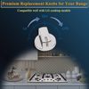 5 Pack AEZ73293801 Cooktop Knobs Gas Stove Knobs Replacements Compatibles with LG Stove/Range Knobs Assembly, Control Knobs Replace 2025031, AP5594929, AH3639420, EA3639420, PS3639420, EBZ60710601