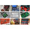 Shadow Foam Insert Pack Compatible with TSTAK Organiser & Pro-Stack Organiser | Cut and Peel Foam for Toolbox Organisation