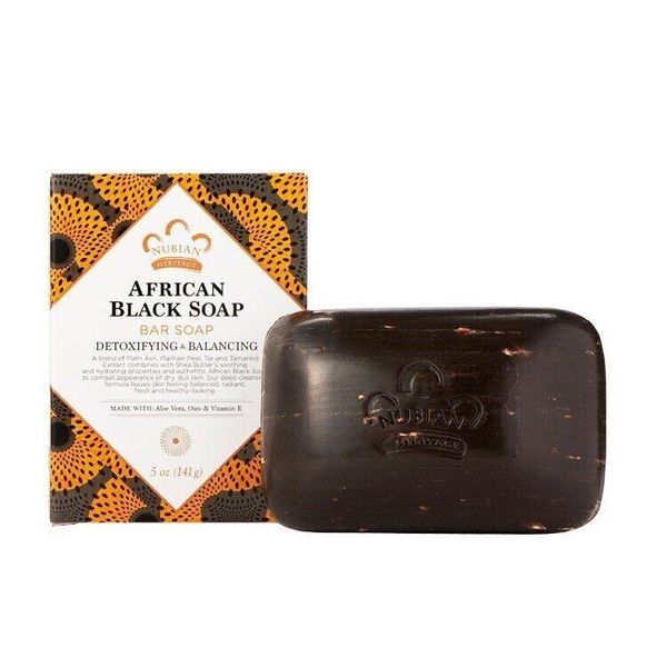 Nubian Heritage African Black Soap 5 oz Bar