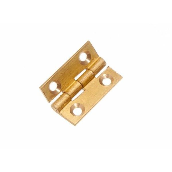 BUTT HINGE ( DOOR BOX ) EXTRUDED BRASS 25MM 1 INCH WITH SCREWS ( 1 pair )