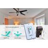 Dysmio Ceiling Fan and Light Wall Control Ceiling Fan Remote Control Kits with Adjustable Speed and Light dimmer