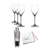 Riedel Extreme Crystal Champagne/Rose Wine Glass, Set of 4 with Accessories