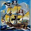 stickit Mini Plug-In System Pirate Ship Ghost Pearl Approx. 4,100 Pieces No. 42157
