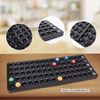 2-Pieces Bingo Game Master Board for 7/8" Bingo Balls - Black