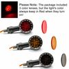 2X Universal Motorcycle LED Turn Signals Lights Bullet Direction Indicator Lamps