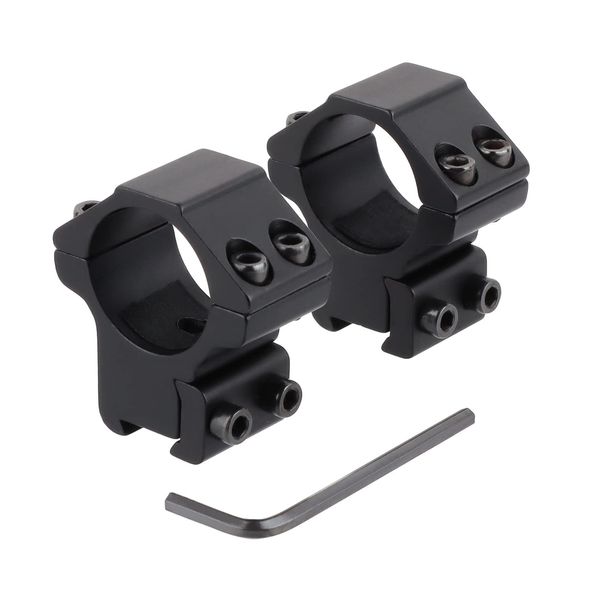 FOCUHUNTER Niedriges Profil Scope Rings - 25.4mm Ringe Montieren Adaptador mit 11mm Dovetail Rail