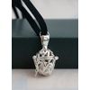 Aroma Lab Aroma Pendant with 3 Ceramic Ball Spares (Silver)