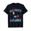 Electricity Explained Cute Ohm Volt Amp Electrical Engineer T-Shirt