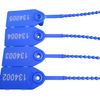 100 x Security Seals, 25cm Pull-Tight Quick Release Numbered Tags, UK Anti Tamper Seals (Blue)