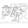Indicator Switch Turn Universal Blinker Signal Flasher Replacement for David Brown Tractor