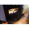 3-PANEL FIREPLACE SCREEN FOLDABLE WROUGHT METAL IRON MESH FIRE SPARK GUARD, NEW!