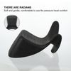 Beaupretty Neck Rest Cushion Shampoo Bowl Neck Rest Bath Pillow Hair Salon Head Pillow Universal Fits Any Bowl For Salon Hair Hairdressing Washing Sink Basin Black