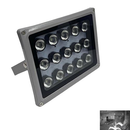 IR Illuminator for CCTV Security Cameras,12V ir Light Infrared Illuminator Lights, Rainproof, Automatic Switch at Night (20-lamp IR Illuminator)