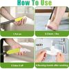 Toe Cleaning Brush,Foot Brush with Reusable Drying Covers.Foot Scrubber with Tel