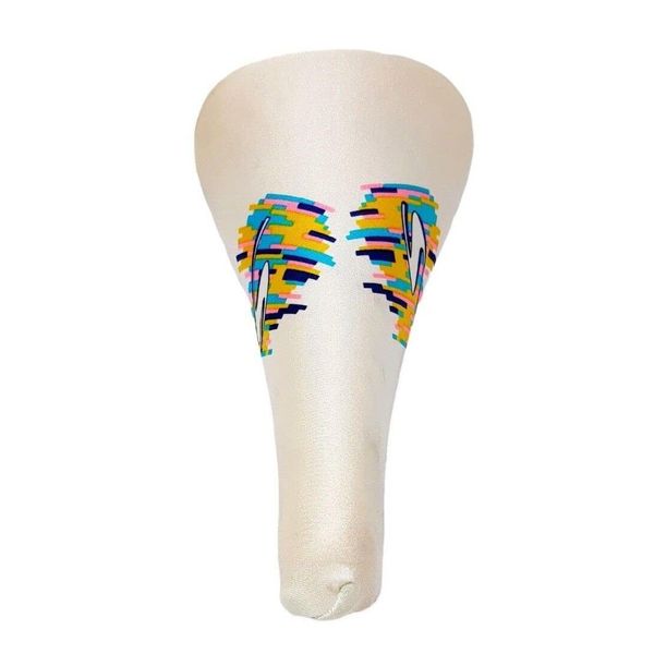 Junior Or Adult White Replacement Elasticated Scorpion Bike Saddle Cover