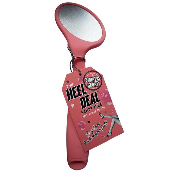 Soap & Glory The Heel Deal Foot Buffer Pink *New*