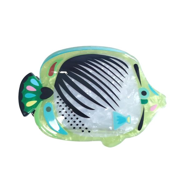 Novelty Colorful Fish Hair Clips,Cellulose Acetate Hair Clips,Big Claw Clips for Girl,Hair Accessories