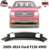 Front Bumper Lower Valance Panel Textured For 2009-2014 Ford F150 4WD