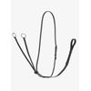 LeMieux Arika Running Martingale - Soft Oiled Leather - Black/Silver - Pony Size