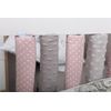 BABYMAM Double-sided Cot Rail Rung Wrap Protector 10Pc Pink