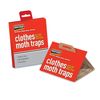 Pest Stop CLOTHES MOTH TRAPS 2 Pack NO ODOUR Wardrobe Sticky Catcher Easy use