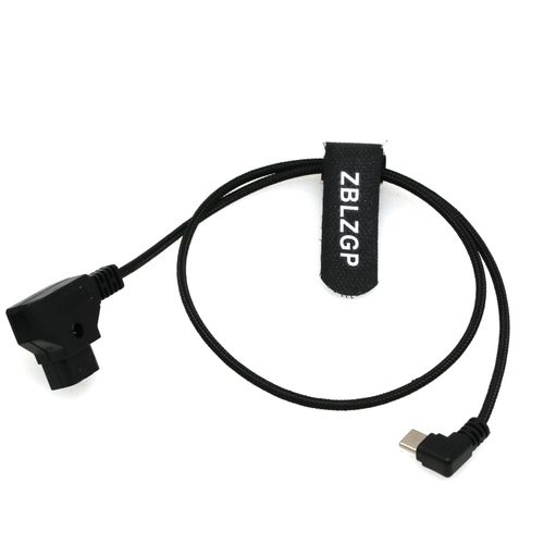 ZBLZGP USB C Phone Tablet Device Type C to D Tap Power Supply Cable for Camera (Elbow USB C)