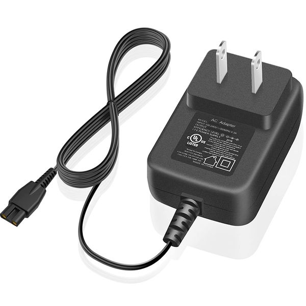 Fit for Skull Shaver Power Cord for Pitbull Silver Gold Platinum Pro UL Listed Charger Fit for Butterfly Kiss Clippers Adapter Replacement