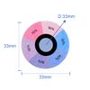 10PCS 2-Way Humidity Indicator Card,RH Indicator Card D33MM