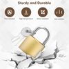 RYANNER 2PCS Small Padlocks, Shed & Gym Locker Padlock, Suitcase Lock. Height 32mm