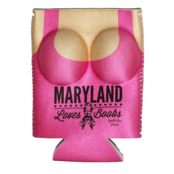 Maryland Loves Boobs (Pink) / Can Cooler - 1 / Pink