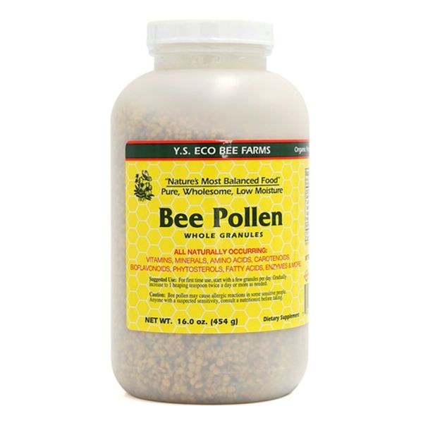 Y.S. Eco Bee Farms Bee Pollen Whole Granules 454g Bee Pollen 1 Pack