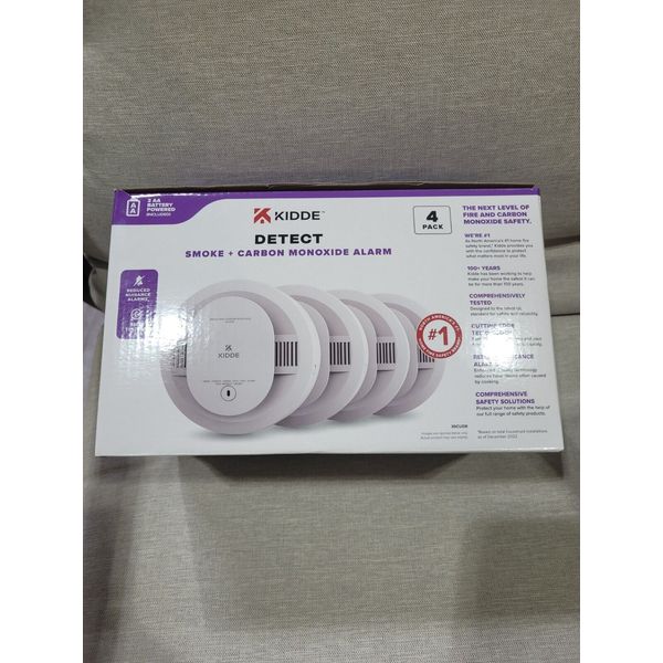 Kiddie Smoke And Carbon Monoxide Alarm 4pk BATTERY (Model 30CUDR)