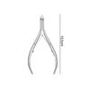 Cuticle Nipper, Cuticle Clipper, Shredded Nipper, Nail Clipper, Cuticle Care, Cuticle Treatment, Cuticle Nipper, Compatible with Fish Eyes, Beauty Tool (Silver)
