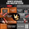 Universal Fuel Injector Tester Cleaner & Adapter DIY Cleaning Tools Kit Set