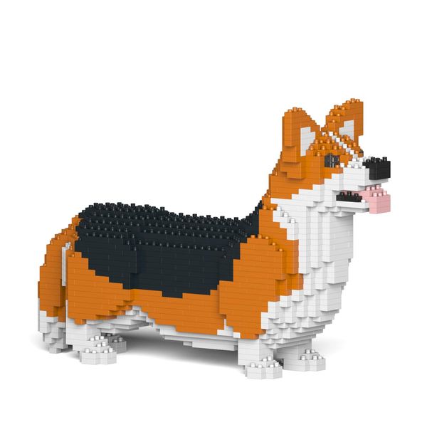 JEKCA Welsh Corgi 02S-M02 | Plastic Building Blocks | Age 14+