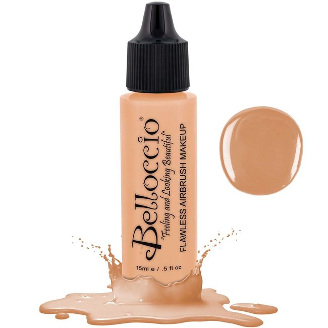 Belloccio Pro Airbrush Makeup ALABASTER SHADE FOUNDATION Flawless Face Cosmetics