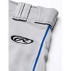 Rawlings | LAUNCH SERIES Knicker Baseball Pants | Youth Large | Grey/Royal