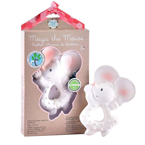 Tikiri Meiya The Mouse Teether (White)