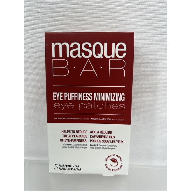 Masque Bar Eye Puffiness Minimizing  Eye Patches 5 Treatments COMBINE SHIP