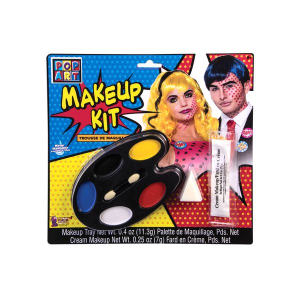 Forum Novelties 76699 Pop Art Makeup Kit, One Size