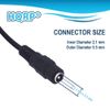 HQRP 8 Way DC Splitter Cable Cord for CCTV Security Camera System
