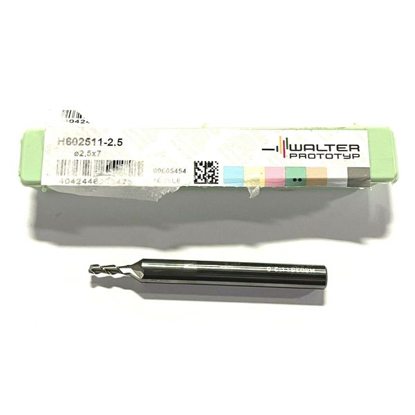 Walter 2.5mm Solid Carbide Shoulder Slot Milling Cutter 2 Flute Protostar