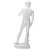Michelangelo`s `David` Statue Marble White Finish