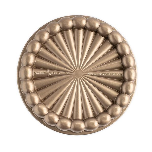 Nordic Ware 83577 Charlotte Cake Pan, One Size, Gold