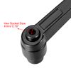 sourcing map M8 Handle Adjustable Clamping Lever Thread Push Button Ratchet Female Threaded Stud 3 Pcs