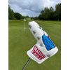 Magic Eagle Golf Putter Headcover Magnetic Closure Golf Blade Putter Cover (White)