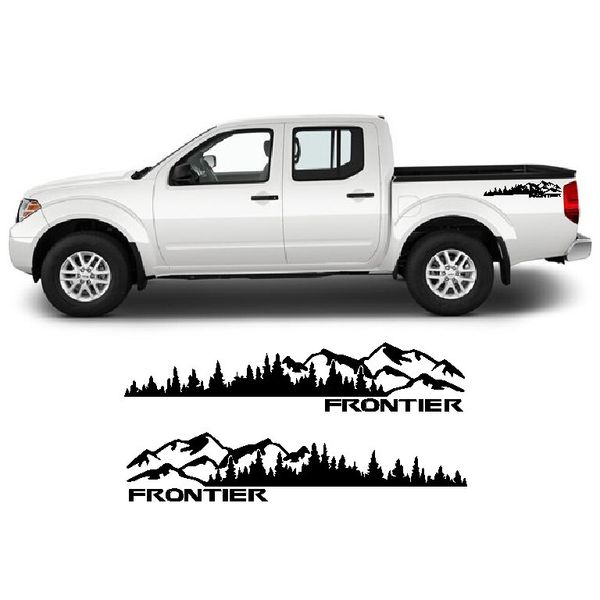 Compatible with Nissan FRONTIER .. Mountain Graphics .. VINYL Graphic Decals. X2