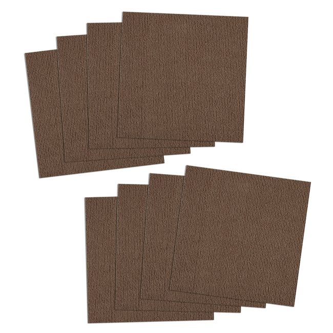 Sanko KI-32 Place-to-Stick Tile Mat for Pets, 11.8 x 11.8 inches (30 x 30 cm), Pack of 8, Brown, Dogs, Cats, Carpet, Made in Japan, Water Repellent, Deodorizing, Washable, Trim with Scissors