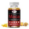 Maca Root Capsules | 120 Vegan Softgel | Peruvian Maca Extract for Men & Women