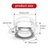 HiLKCO Transparent Lockout Box for Emergency Stop Wall Switch Buttons, 1.18in (30mm) Diameter Push-Type，5-Pack